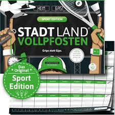 Stadt Land Vollpfosten - Sport Edition